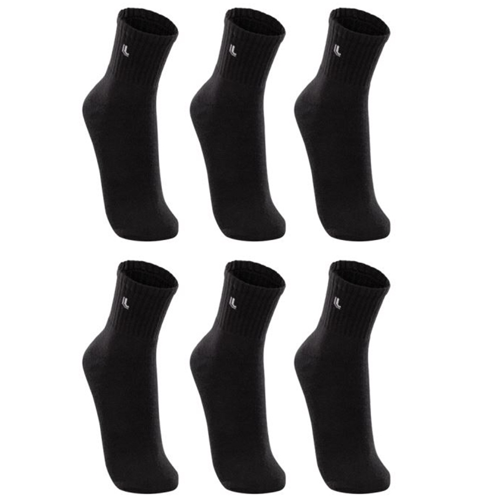 Kit 06 Meia Cano Médio Lupo Atoalhada 03245-089 em Oferta na Shopee