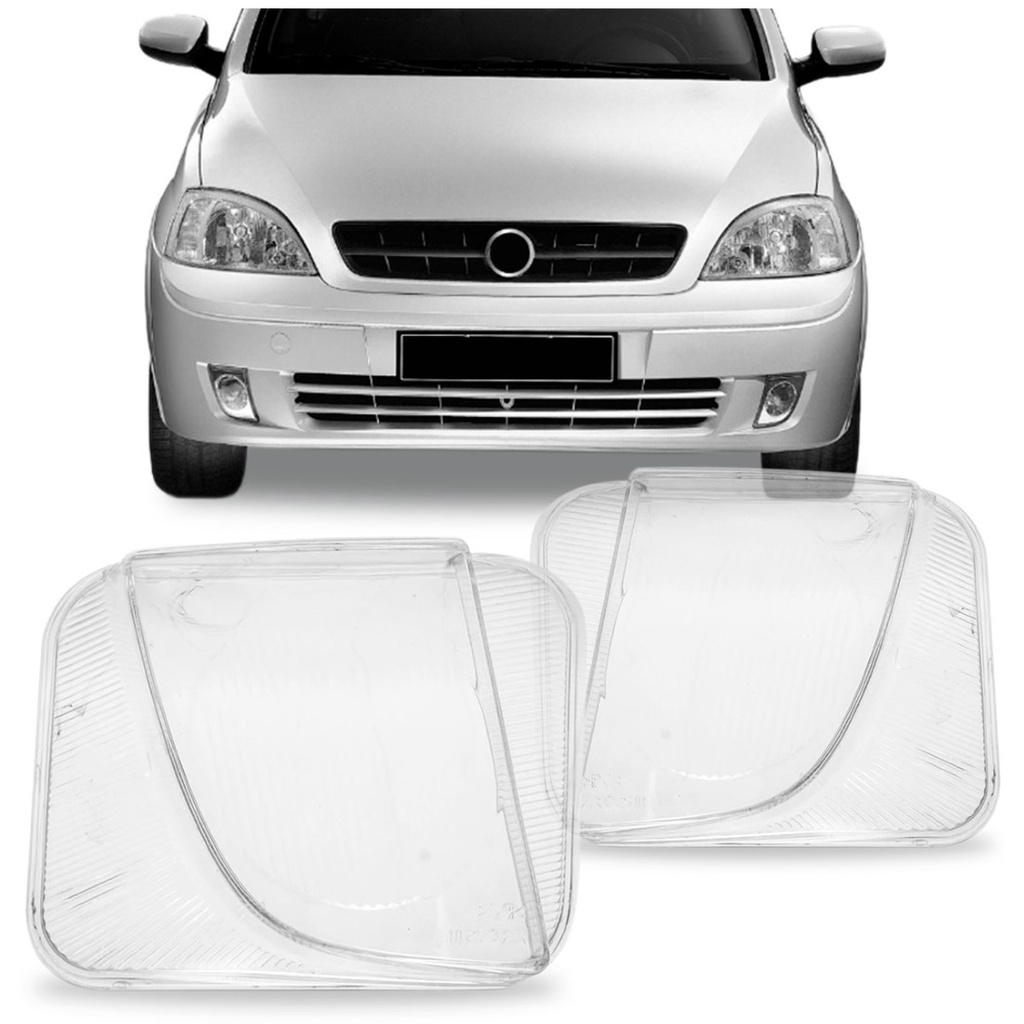 Lente Farol Milha Corsa Meriva 2003 2004 2005 2006 em Oferta na Shopee