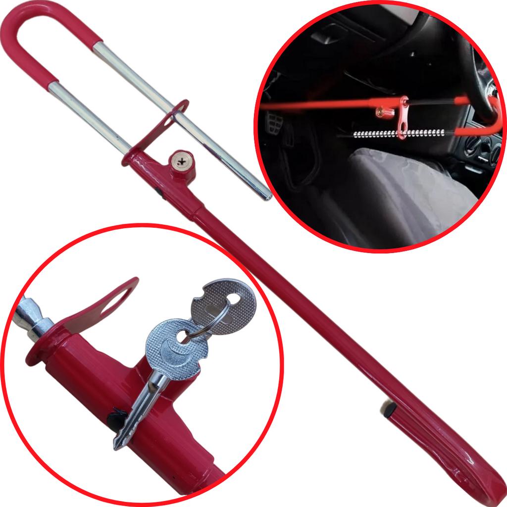 Trava de Segurança Volante Pedal Algema Antifurto Universal - Spare Parts and Accessories for Vehicles
