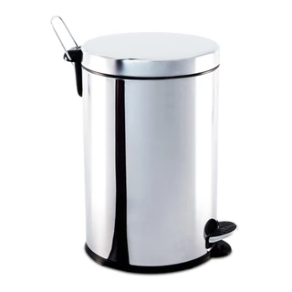 Lixeira Brinox Inox com Pedal e Balde 5L