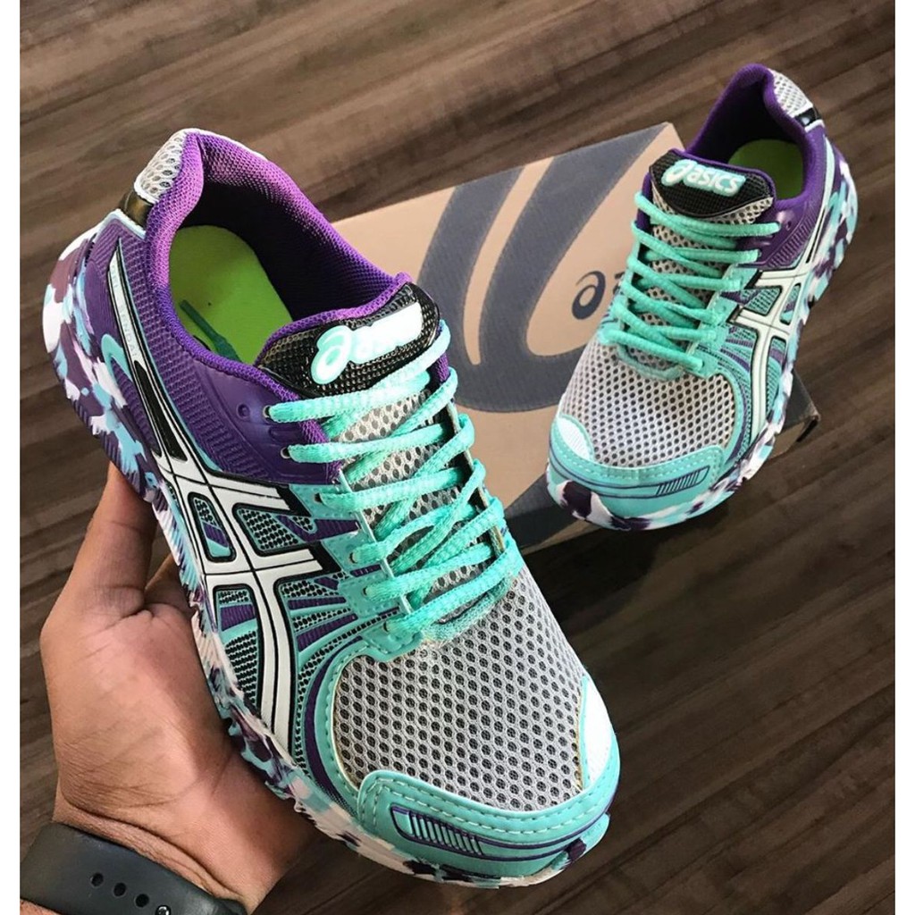 asics gel colorido