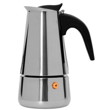 Cafeteira Italiana Inox Xícaras Útil Bazar - Promoção