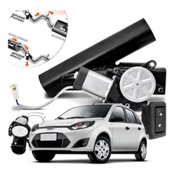 Difusor De Escapamento Preto Esportivo Ford Fiesta
