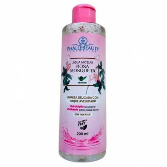 Água Micelar Rosa Mosqueta Vegano Phalle Beauty PH0502