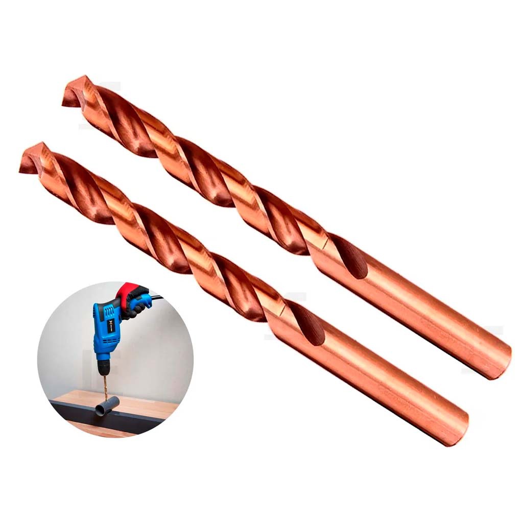 Broca Para Metal E Aço Inox 2,5mm Com 2 Peças Aço Rápido - Home & Living