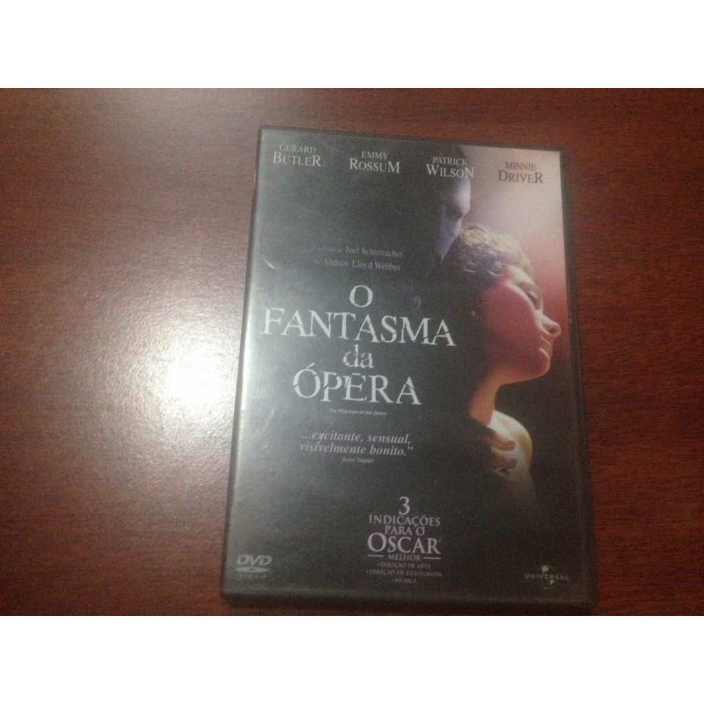 Dvd O Fantasma Da Ópera Otimo Estado