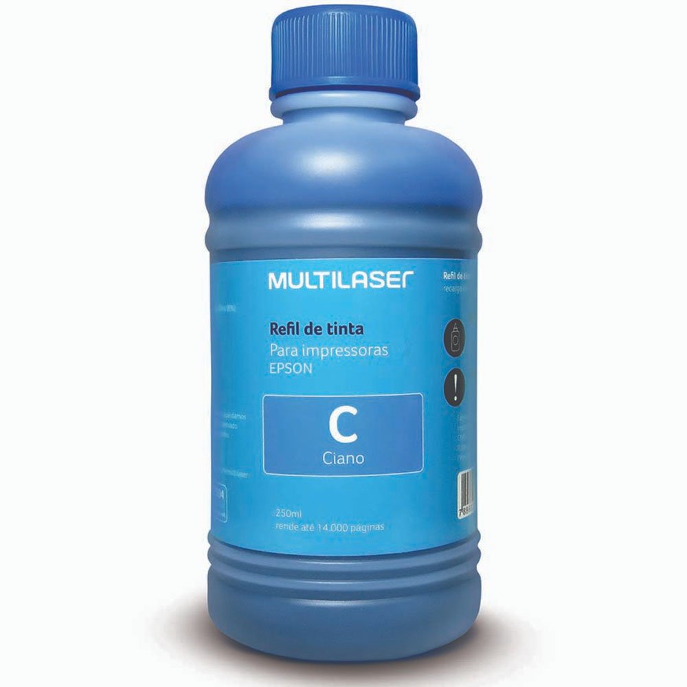 Refil de Tinta para Impressoras Epson 250Ml Multilaser - Computers & Accessories