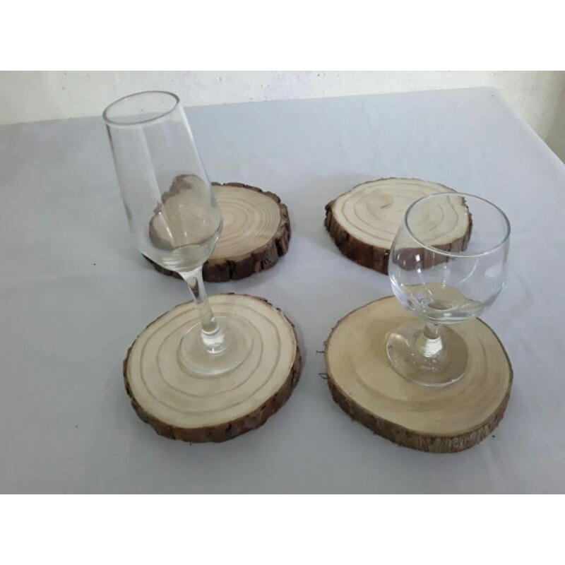10 bolachas de madeira 8 a 10cm cada