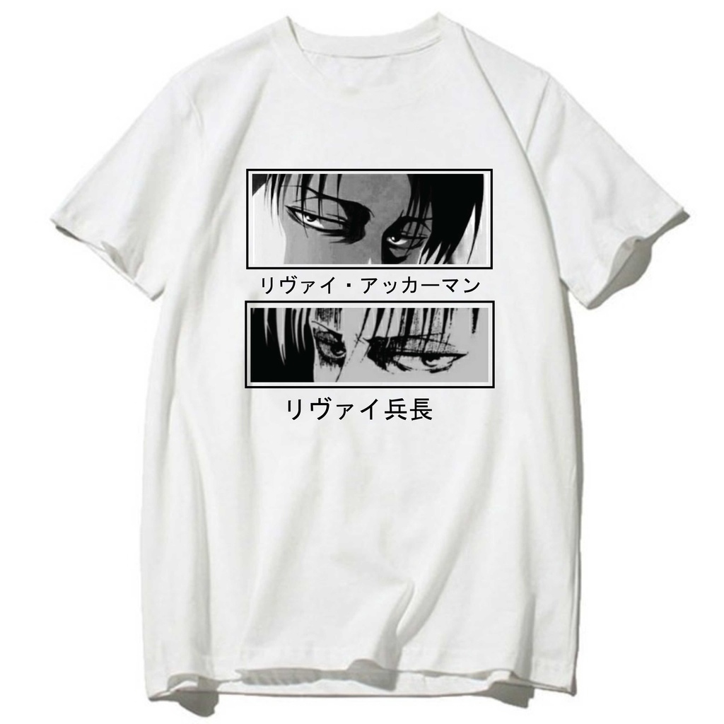 Camiseta Camisa Attack On Titan Levi Ackerman Masculino Feminino Infantil Shingeki No Kyojin 0770