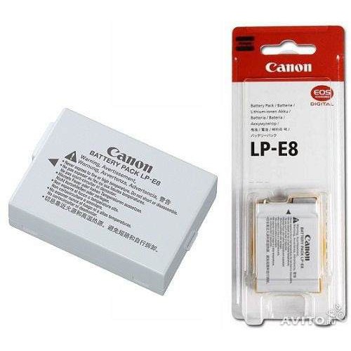 Bateria Canon Lp-e8 1120 MAH 7,2V PARA Câmeras T2i T3i T4i T5i NOVA LACRADA