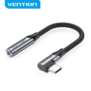 Venção Tipo C Para 3.5mm Adaptador De Áudio 90 Graus De Ângulo Direito Do Sexo Masculino Para Feminino Jack Fone De Ouvido Adaptador Usb Conector C Para Huawei