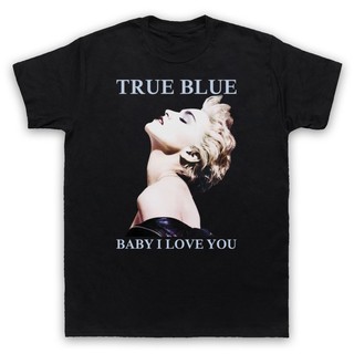 Camiseta Básica Unissex Algodão True Blue Madonna Queen Pop Music Tumblr Moda
