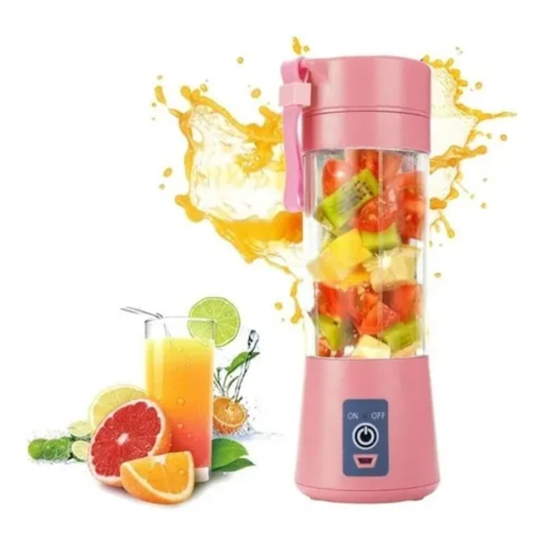 Mini Liquidificador Portátil Shake Take Juice Cup 4 Lâminas Recarregável Oferta !