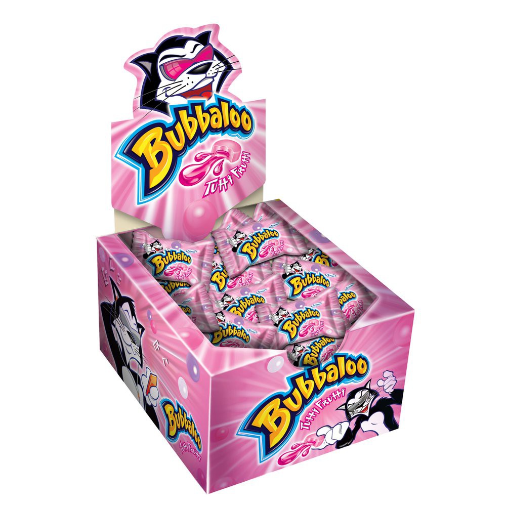 Goma De Mascar Chiclete Bubbaloo Tutti Frutti 300g C/ 60 Mondelez 7895800151389