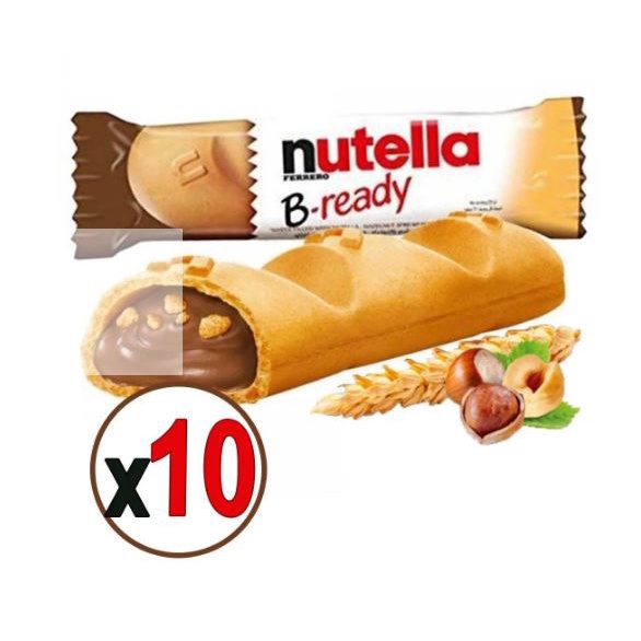 Nutella B-Ready 10un (Caixa Com 10un De 22g) | Shopee Brasil