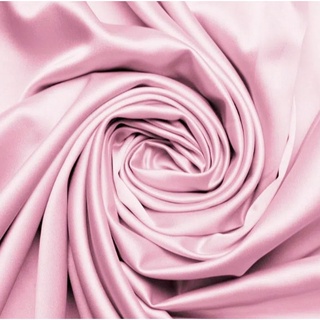 Tecido Cetim Liso Rosa Bebê 100% Poliéster 1mt x 1,50mt