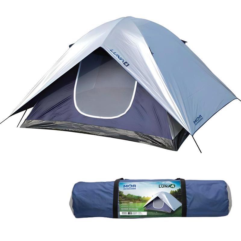 Barraca Camping Iglu Luna 4 Pessoas Com Proteção Solar Mor