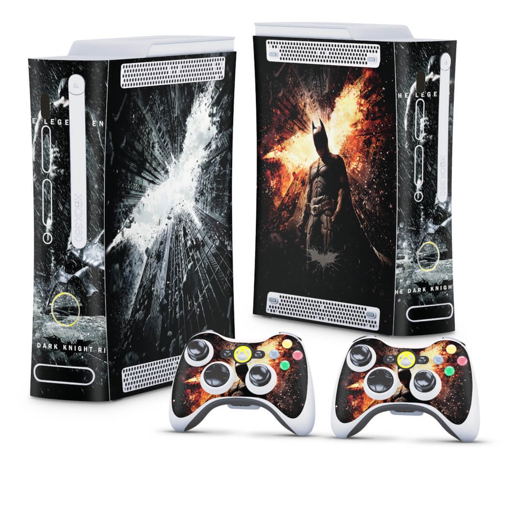 Skin Xbox 360 Fat Arcade Adesivo - The Dark Knight Rises - Batman