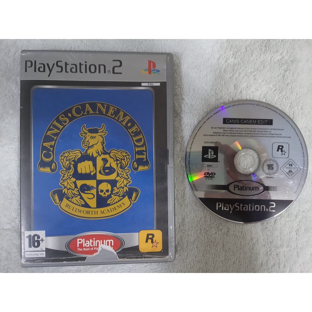 Playstation 2 Canis Canem Edit Platinum