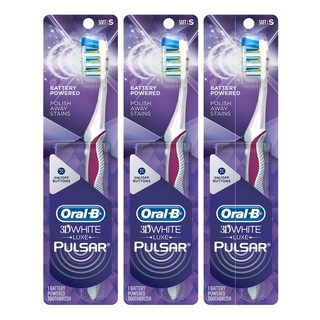 Escova Dental Eletrica Oral B Pulsar 3d White - 3 Unidades