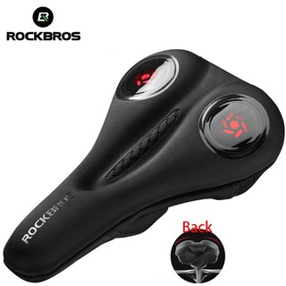 ROCKBROS Capa De Sela (Com Chuva) MTB Bicycle Gels De Silicone Líquido Para Bicicleta Acessórios De Assento De Ciclismo Macio E Respirável