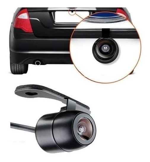 Câmera De Ré Colorida Com Visão Noturna Borboleta Universal em Oferta na Shopee