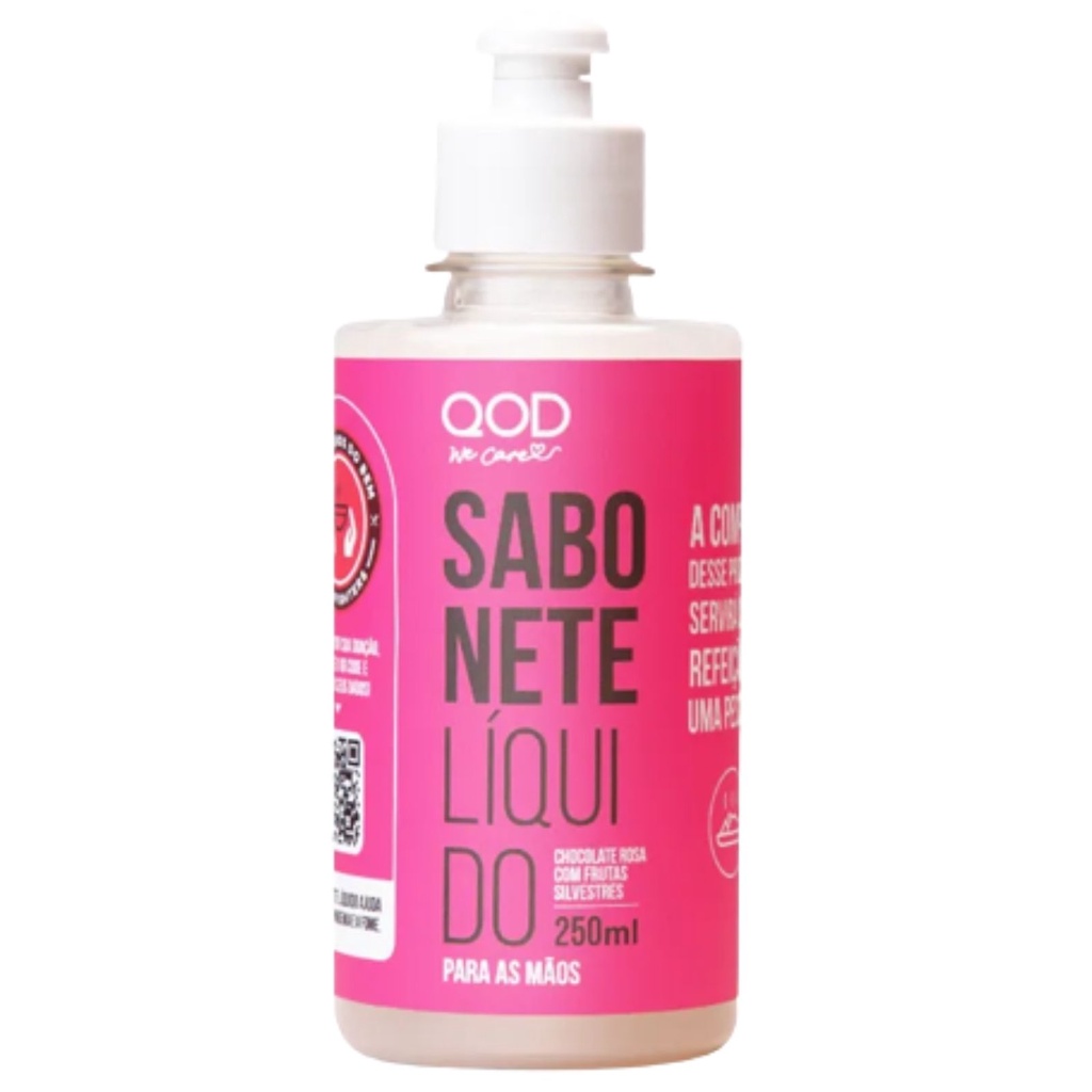 Sabonete Líquido Chocolate 250mL - QOD WE CARE