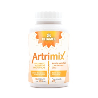 Artrimix (magnésio, cúrcuma e jiló) 600mg 120 Cápsulas - Chamel em Oferta na Shopee