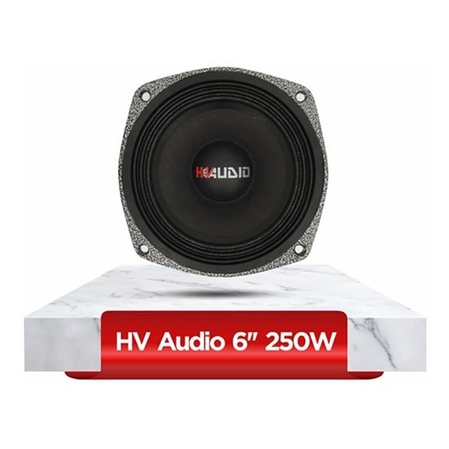 Alto Falante Woofer Tormento Hv Audio 250wrms 6 Pol. 8 Ohms