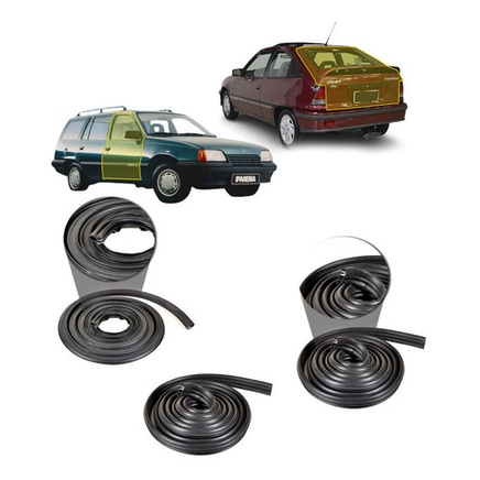 Jogo Borrachas Vedação 2 Portas E Porta Malas Kadett Ipanema em Oferta na Shopee