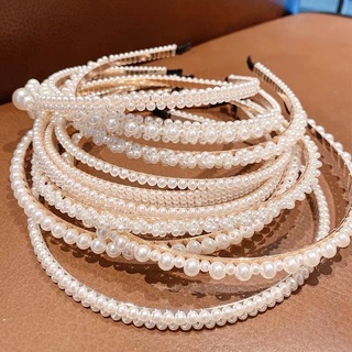 Tiara Pedraria Delicada Arco Cabelo Feminina Pérola Luxo Promoção