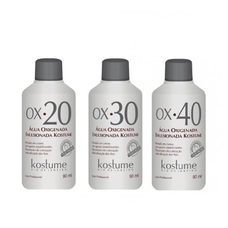 Água oxigenada ox emulsionada kostume 90ml em Oferta na Shopee