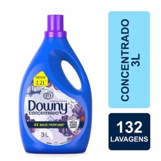 Amaciante Downy concentrado 3 Litros Lírios do Campo em Oferta na Shopee