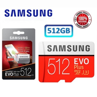 YH Cartão De Memória Micro SD SAMSUNG 512GB TF SDXC Extreme 100MB/s