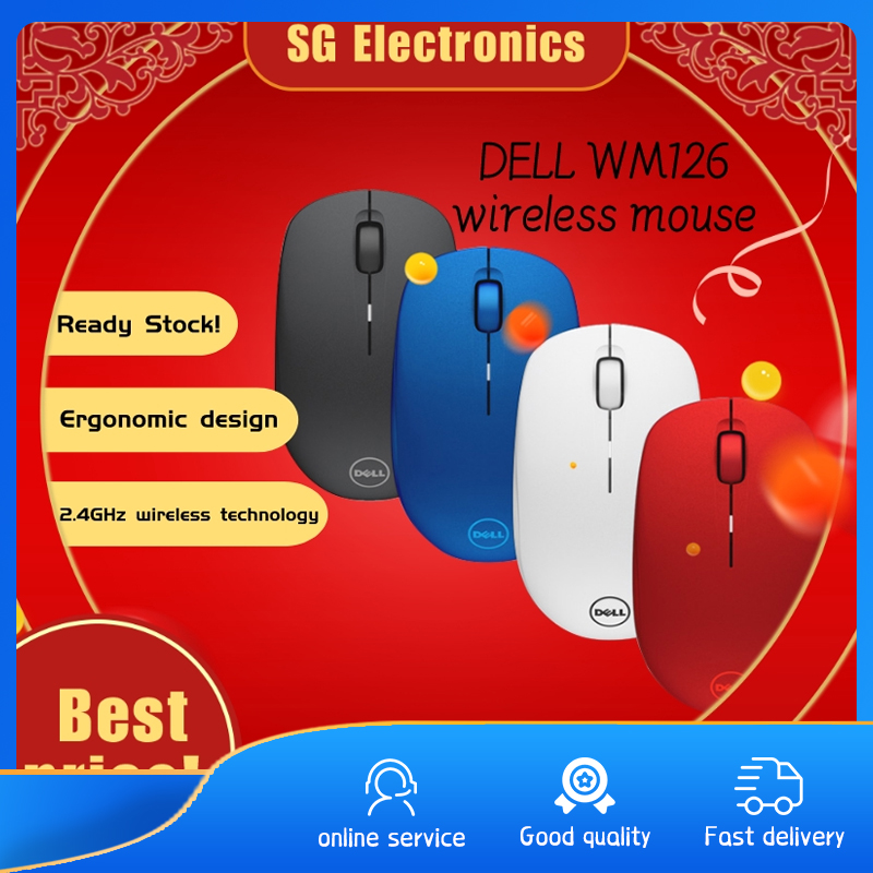 Mouse Sem Fio Dell Wm126 / 2.4gh Notebook