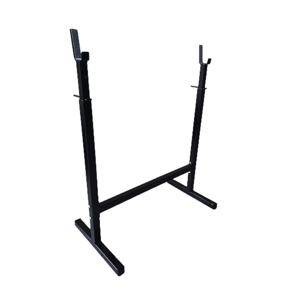 Suporte Apoio para Barra de Academia Bíceps Rosca Direta Cavalete Com Regulagem