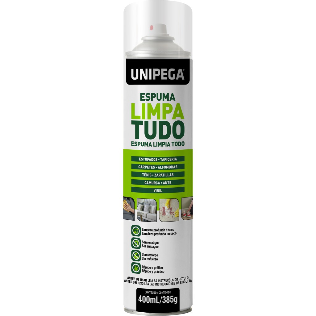 Espuma Mágica Limpa Tudo Sofa Paredes Pisos 400ml - UNIPEGA | Shopee Brasil