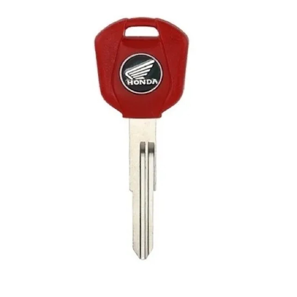 Chave Virgem Honda Cb Twister, Cg160,nxr 160 Bros Xre Cb300 HORNET Vermelha em Oferta na Shopee