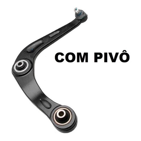 Bandeja Balança Peugeot 206 207(todos) Lado Esquerdo C/ Pivô