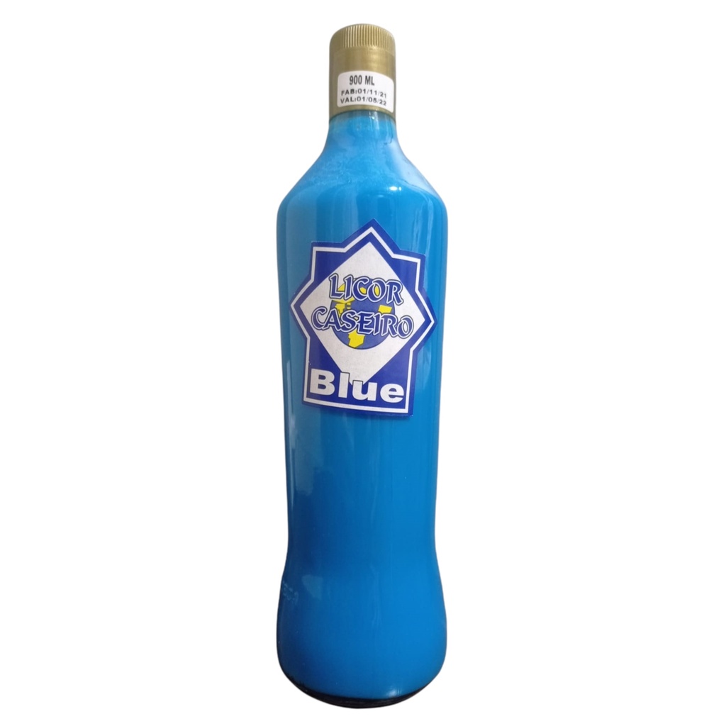 Licor Sabor Blue Garrafa 900 ML | Shopee Brasil