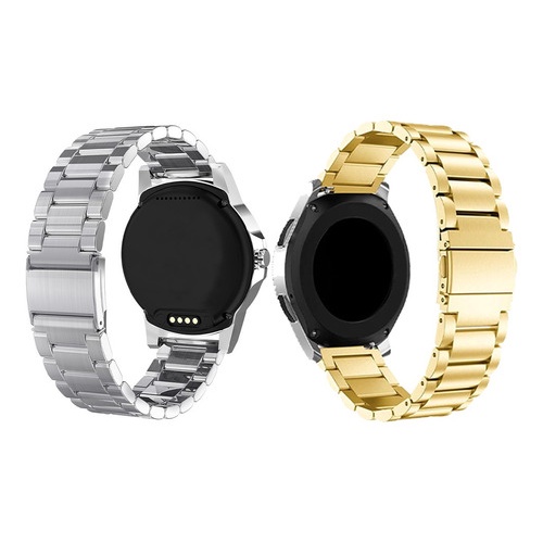 Pulseira Relogio Smartwatch 2pçs Aço Inox Smartband 3 Elos