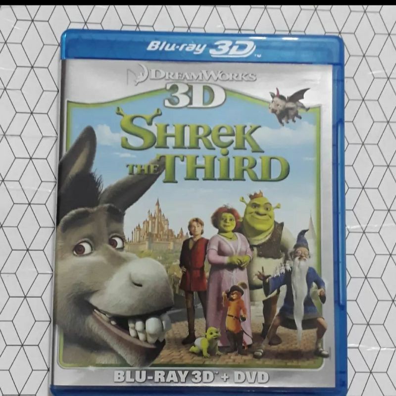 BLURAY 3D+DVD ORIGINAL IMPORTADO)l Shrek The Third (Shrek Terceiro ...