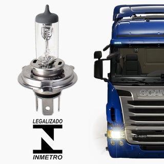 Lâmpada Automotiva Halógena H4 24v P43t 75/70w Farol Para Caminhão em Oferta na Shopee
