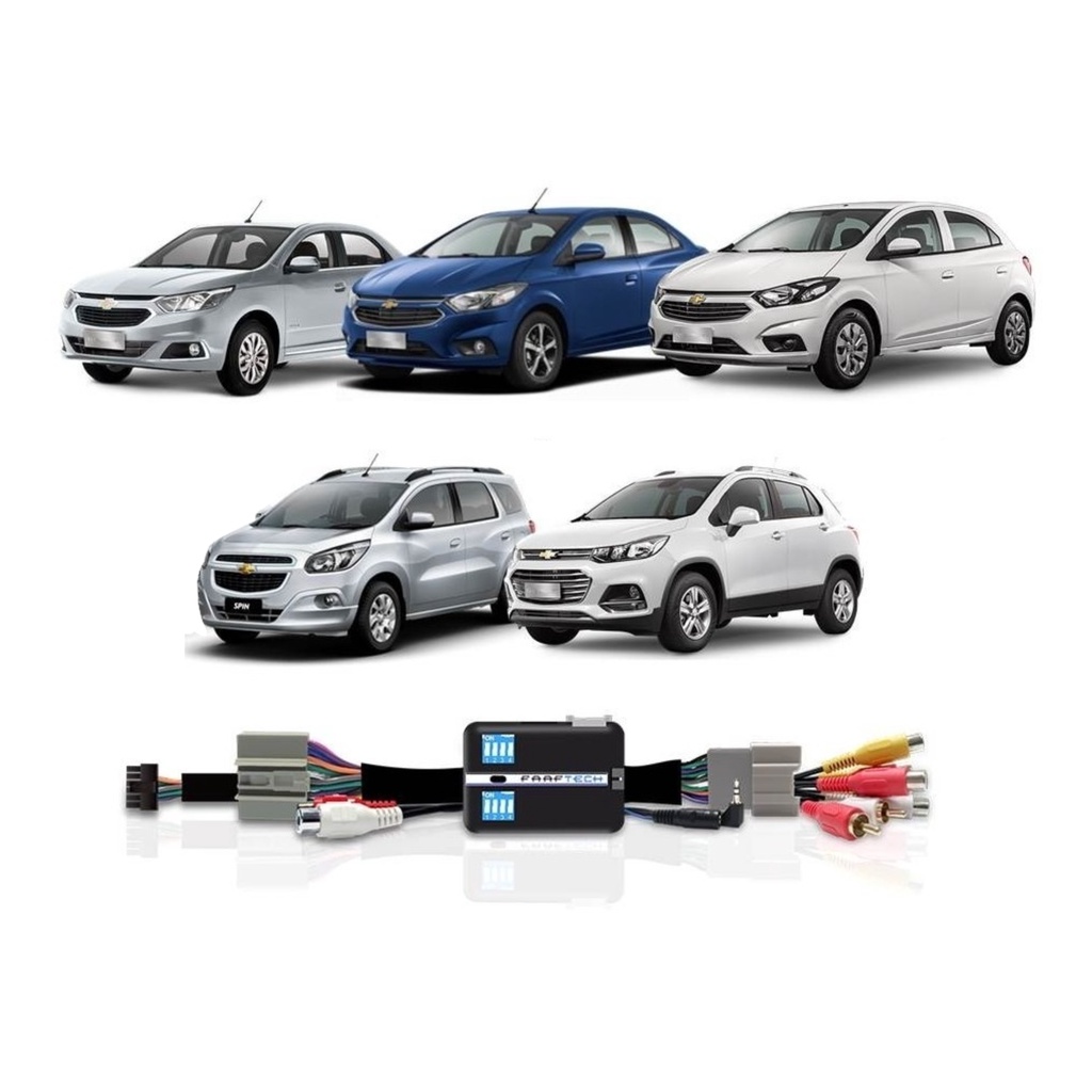 Interface de Vídeo Faaftech - FT-VF-GM16 - ONIX / PRISMA / COBALT / TRACKER / SPIN em Oferta na Shopee