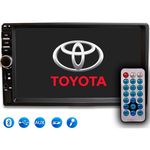 Logo Toyota Dvd 2din Multimidia Bt+usb Tela 7' Espelhamento em Oferta na Shopee