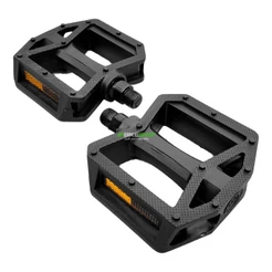 Pedal Bike Plataforma 9/16 nylon com esfera - Preto