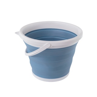Kit De Balde Retrátil De 10l Da Oikos - 2 Unidades