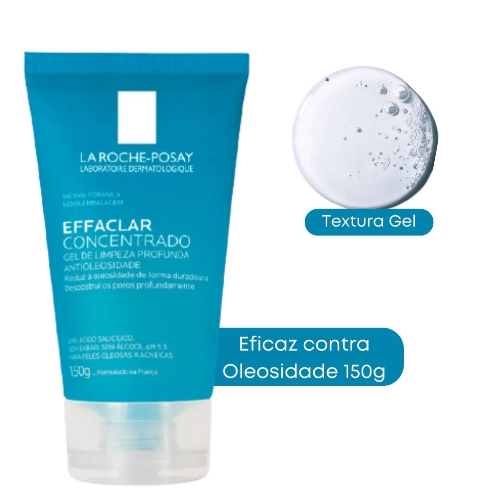 Gel De Limpeza Facial Effaclar Concentrado 150g Pele Oleosa La