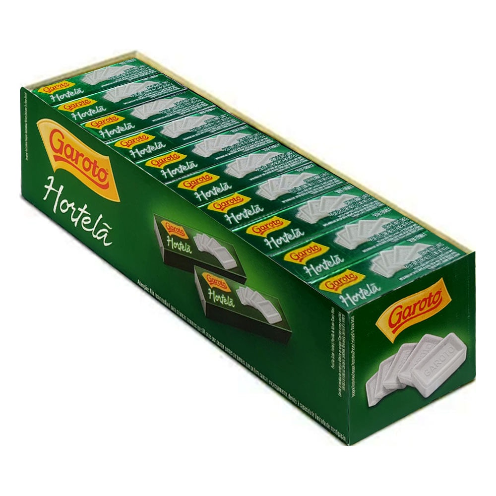 Bala Pastilha de Hortelã Garoto 40un