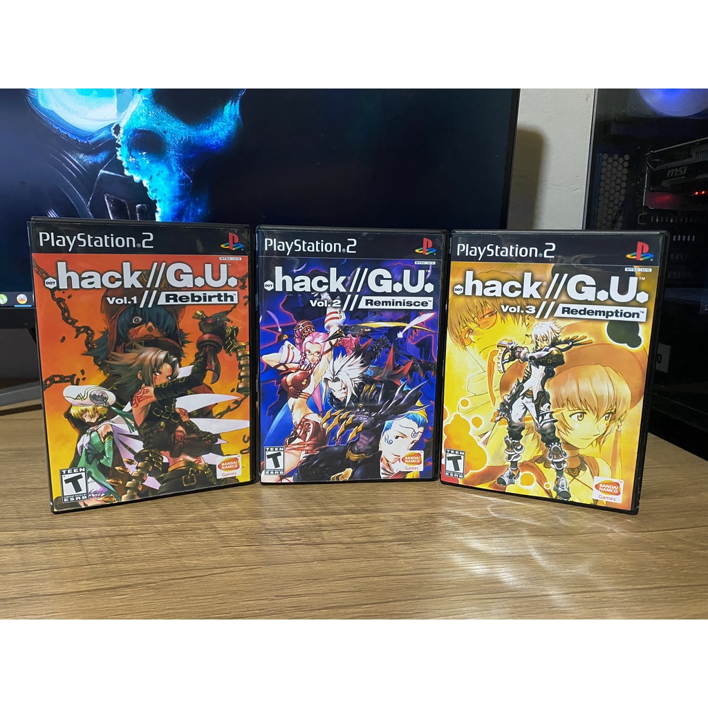 Coleção Dot Hack G.U. para PS2